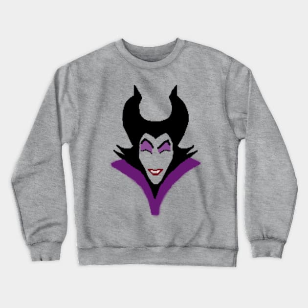 Maleficent Minimalist Crewneck Sweatshirt by B3pOh